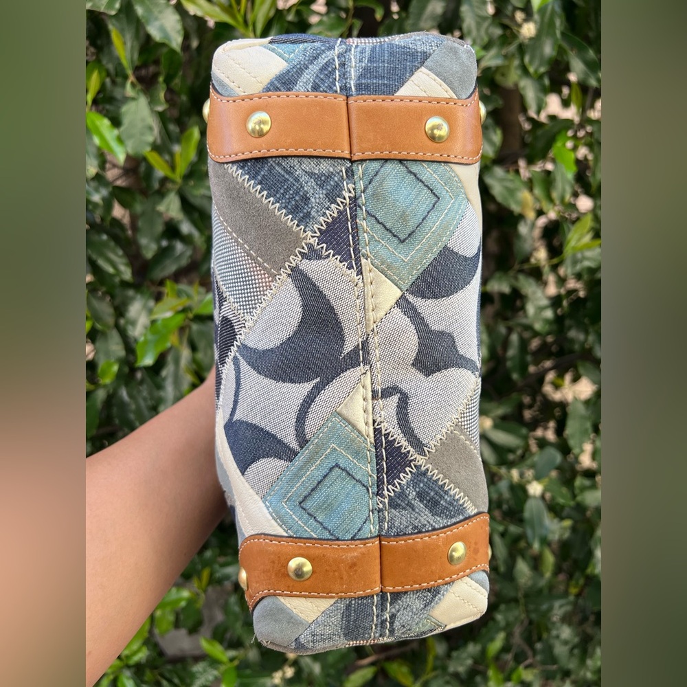 Coach 2008 Carly Patchwork denim - image 7